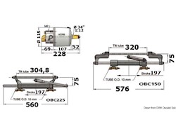 Timoneria doppia Vetus 400 HP